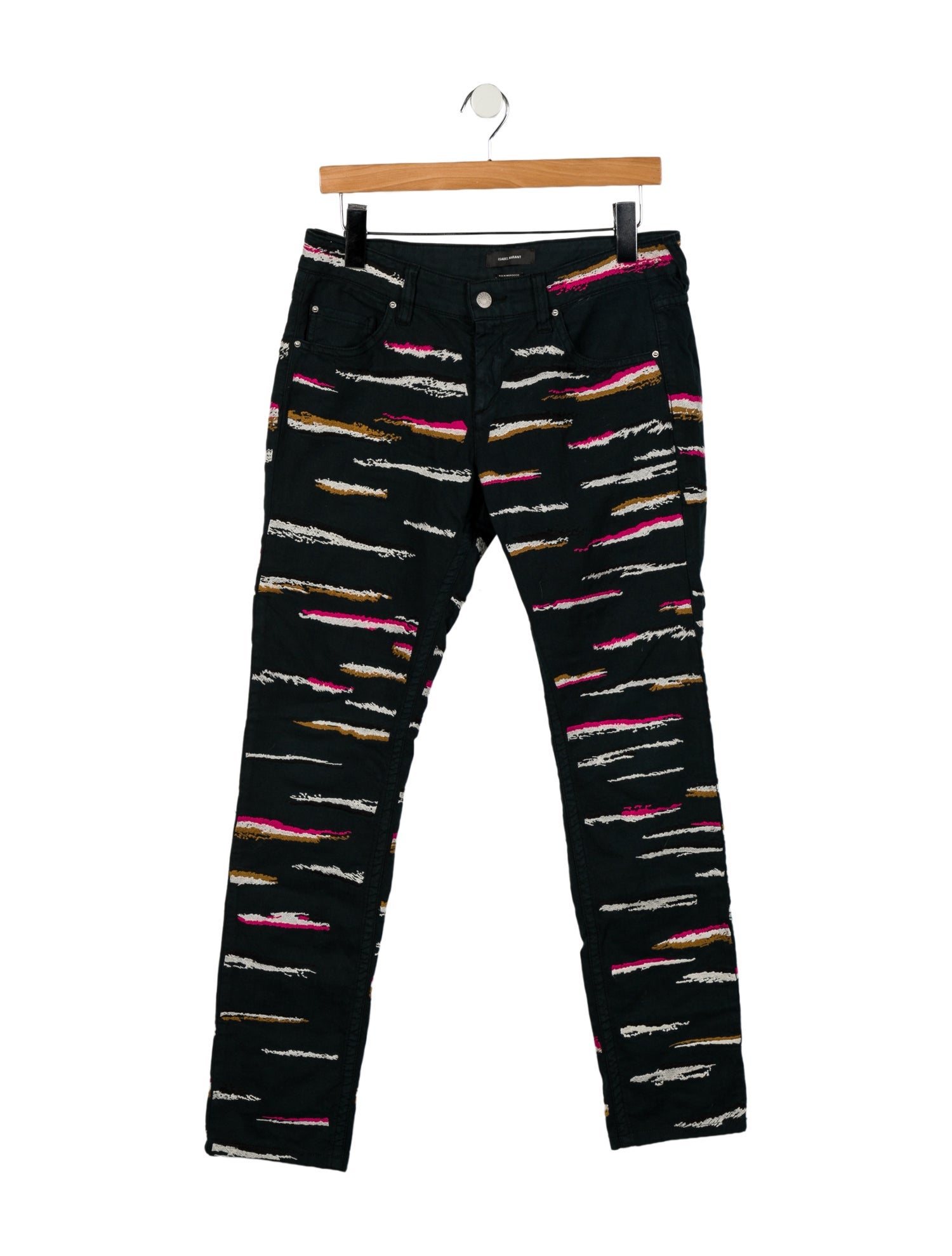 Isabel Marant Mid-Rise Straight Leg Jeans