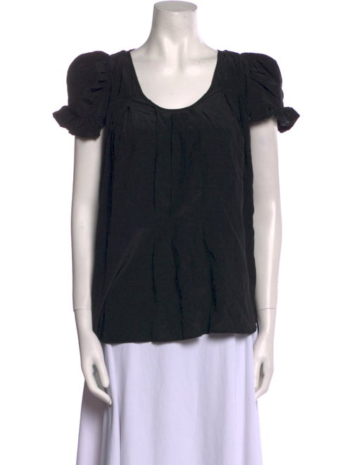 Isabel Marant Silk Scoop Neck Top