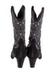 Isabel Marant Suede Crystal Embellishments Western Boots