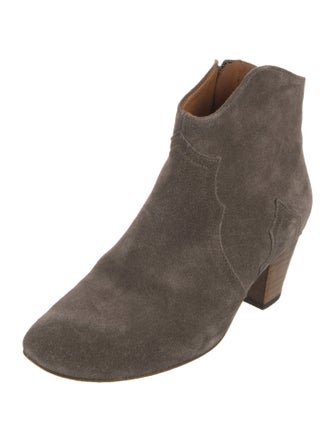 Isabel Marant Suede Western Boots