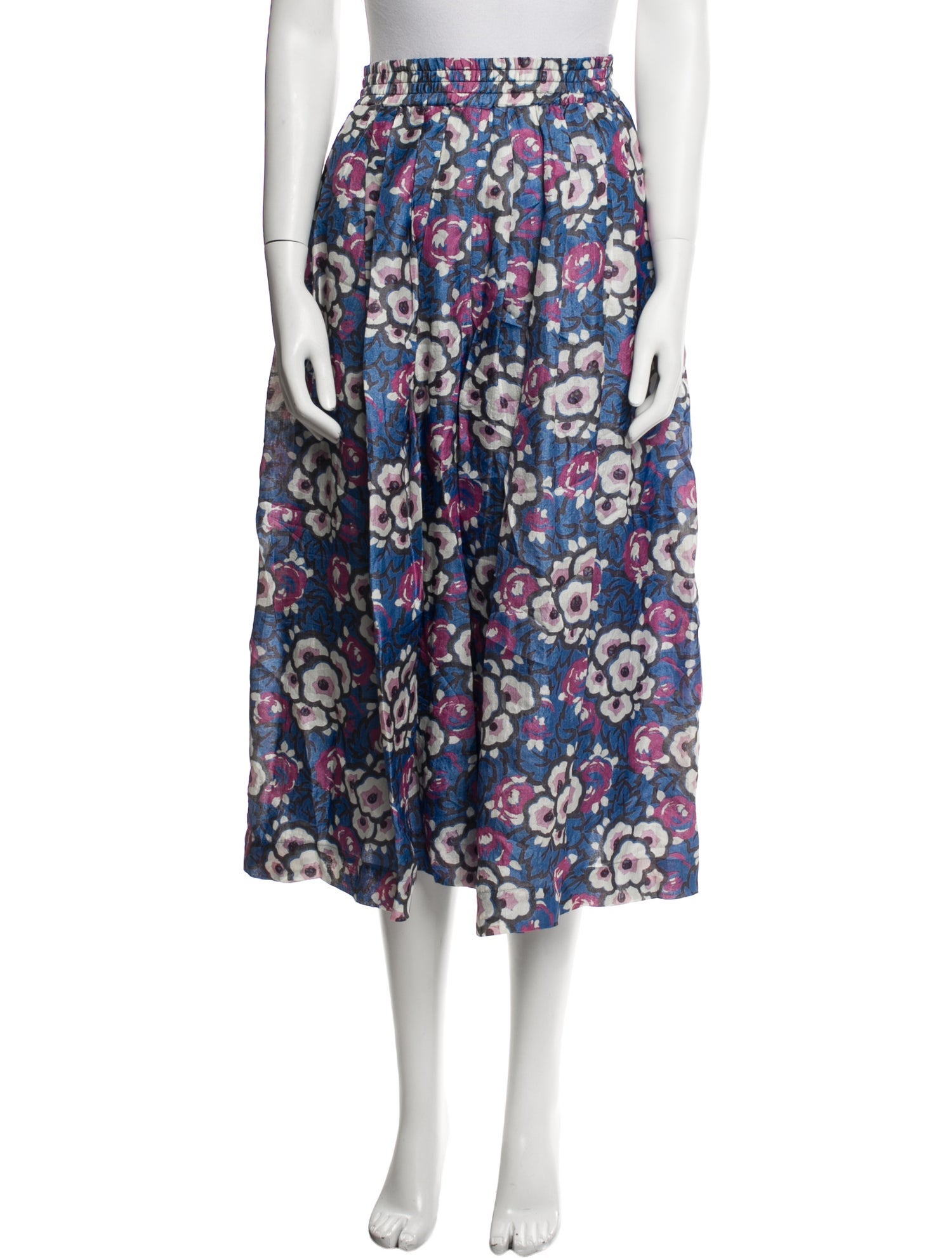 Isabel Marant Silk Wide Leg Pants