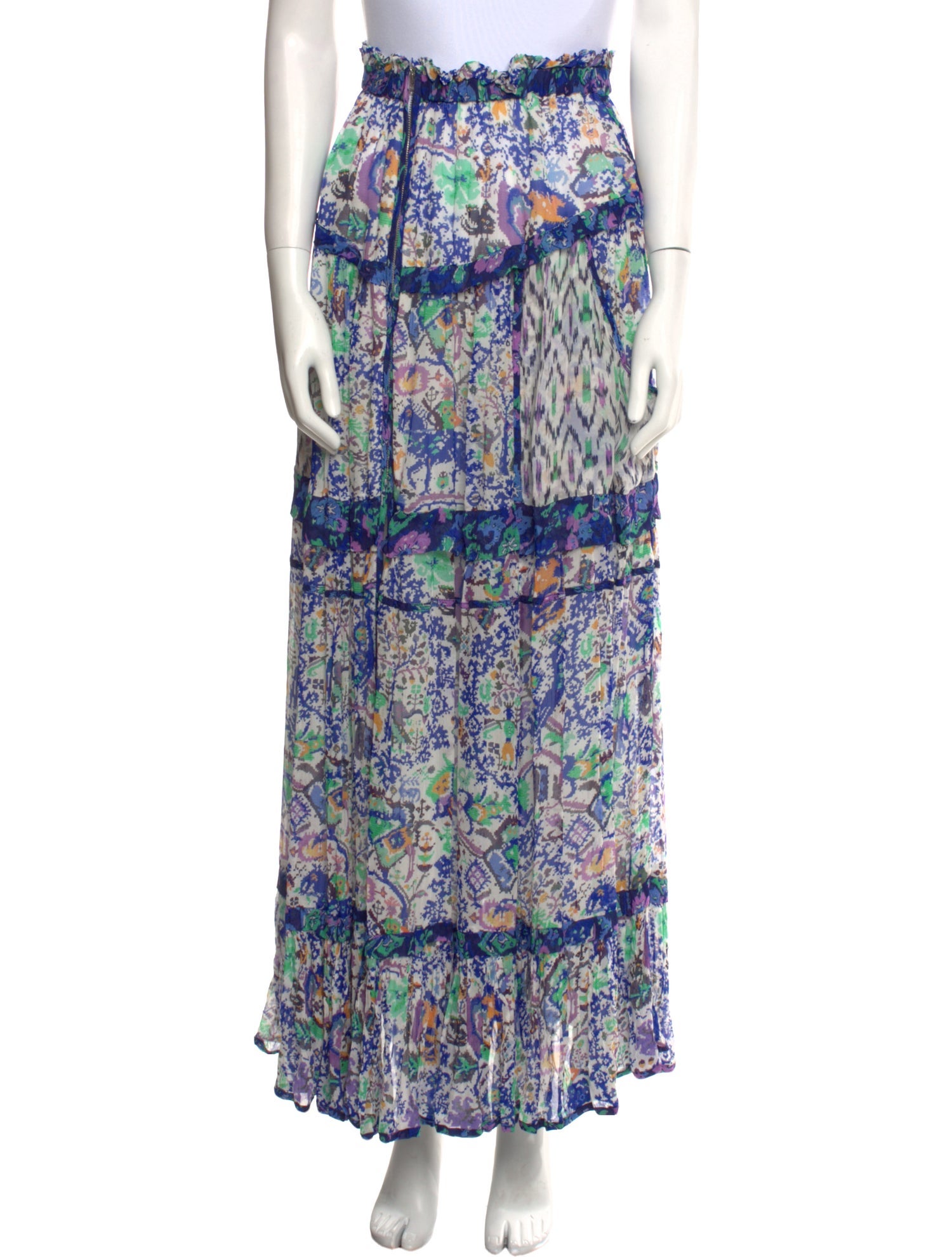 Isabel Marant Floral Print Long Skirt