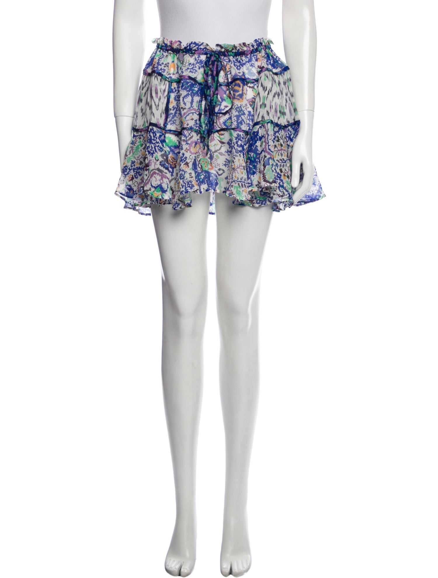 Isabel Marant Floral Print Strapless Bodysuit