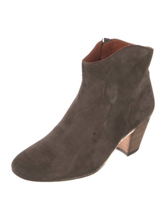 Isabel Marant Suede Western Boots