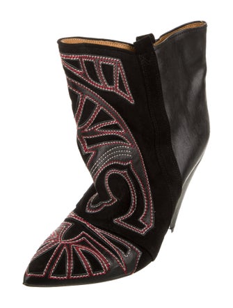 Isabel Marant Suede Printed Boots