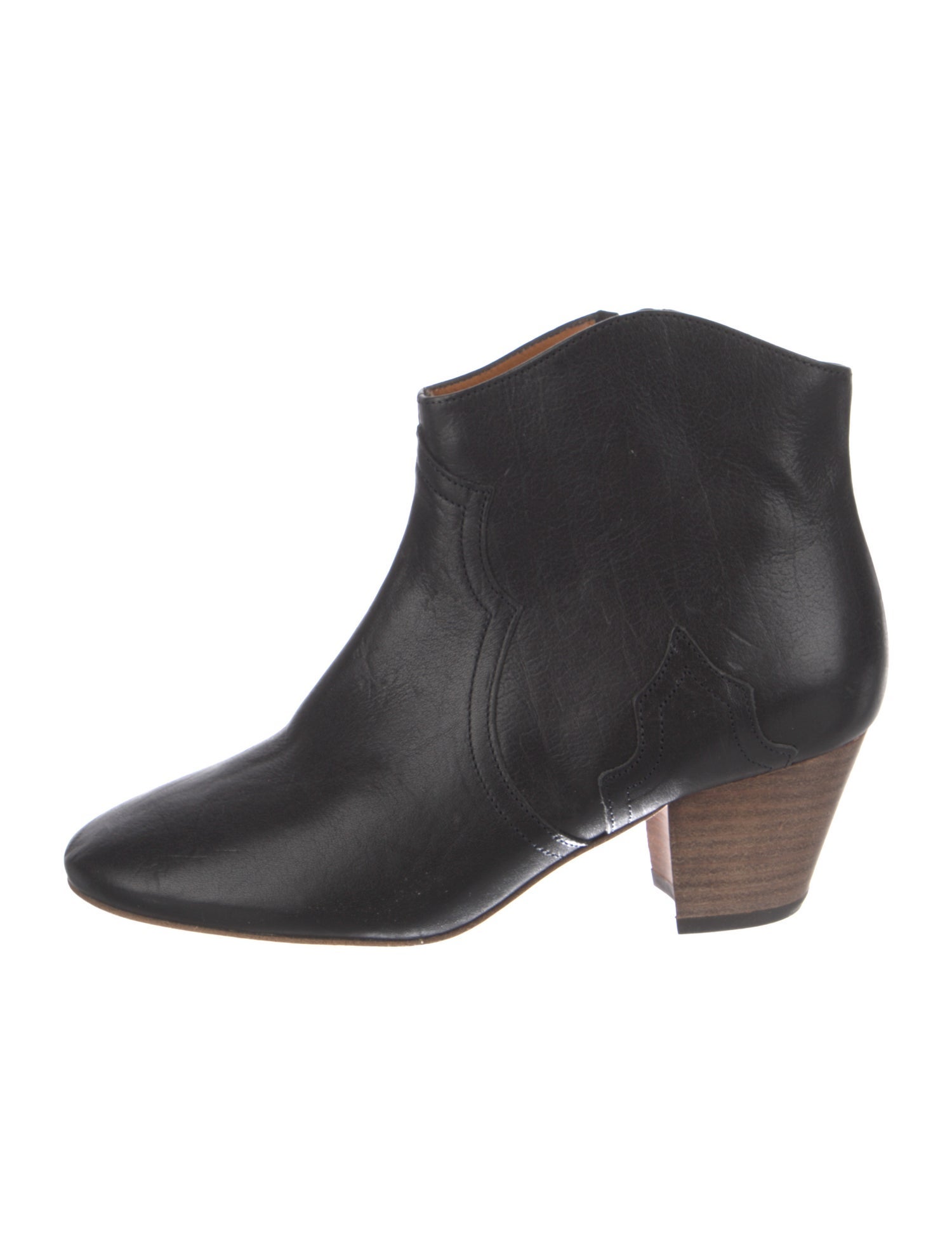 Isabel Marant Leather Western Boots