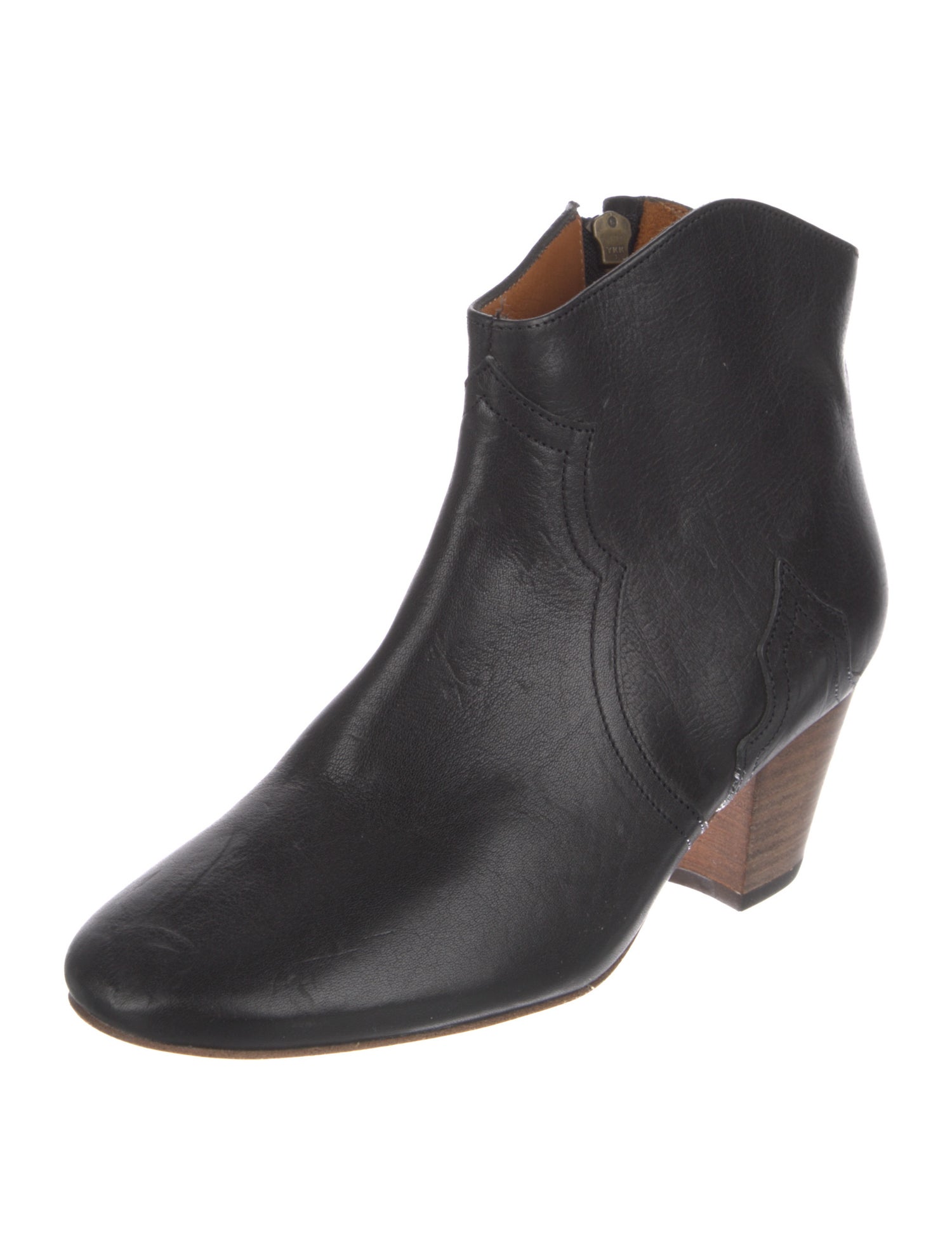 Isabel Marant Leather Western Boots