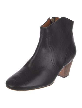 Isabel Marant Leather Western Boots