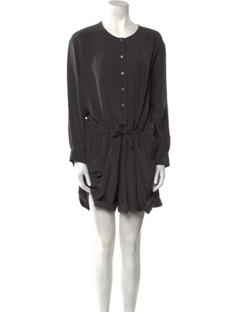 Isabel Marant Silk Crew Neck Romper