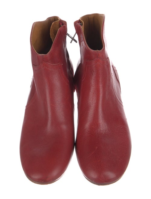 Isabel Marant Leather Western Boots