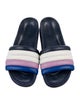 Isabel Marant Leather Colorblock Pattern Slides