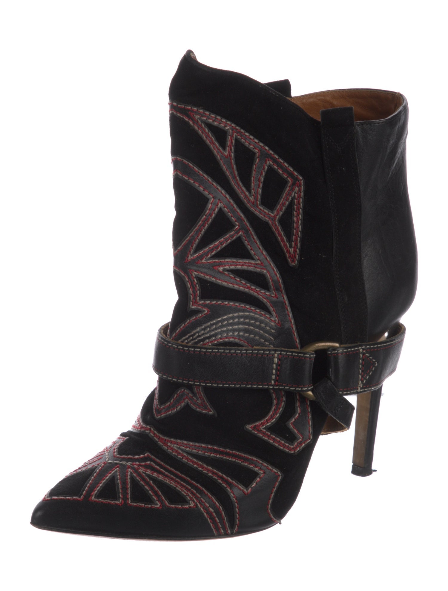 Isabel Marant Suede Printed Boots