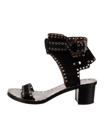 Isabel Marant Suede Studded Accents Sandals