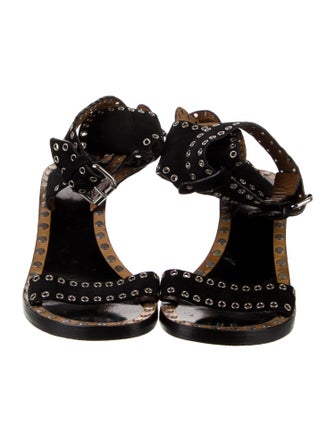 Isabel Marant Suede Studded Accents Sandals