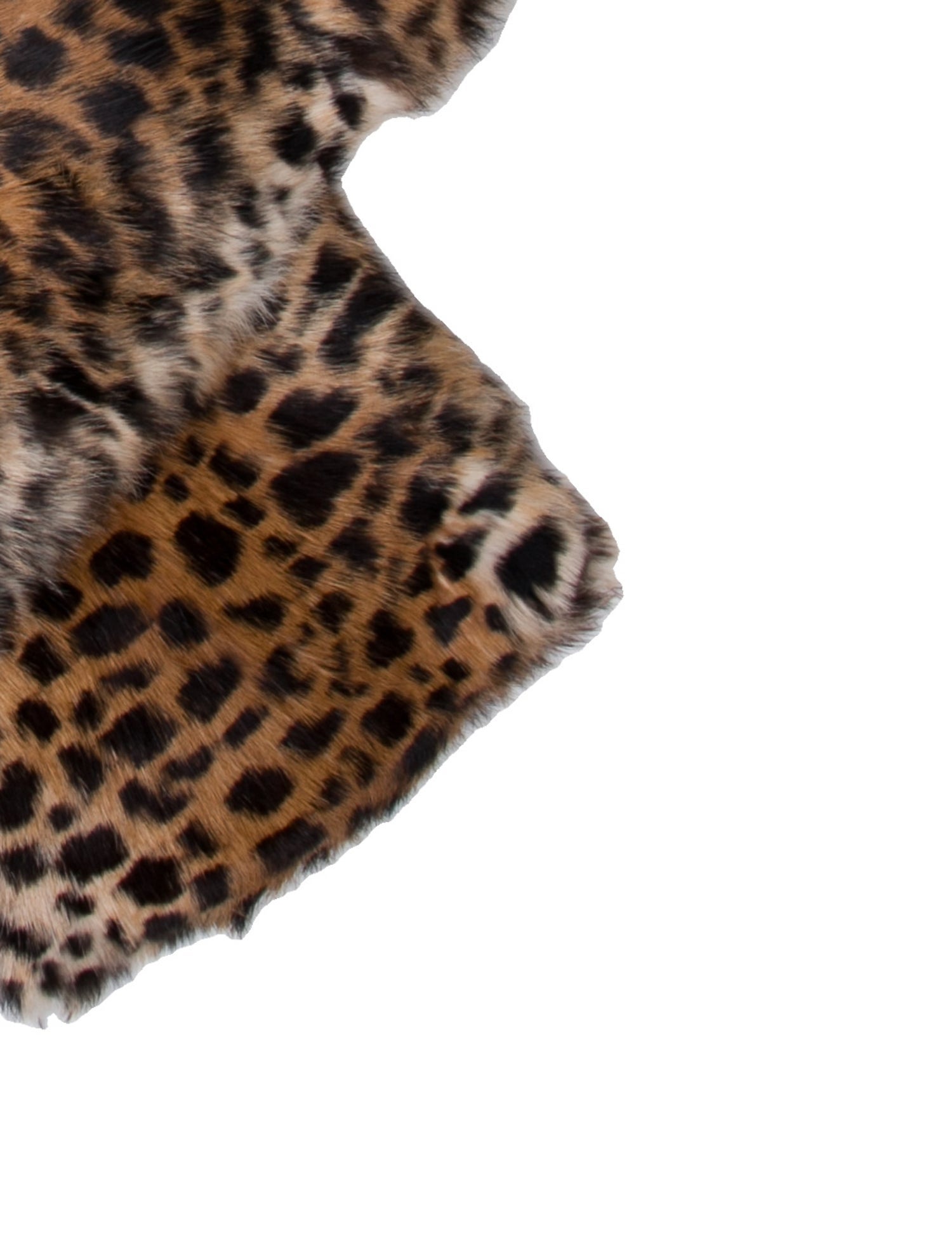 Isabel Marant Fur Animal Print Scarf