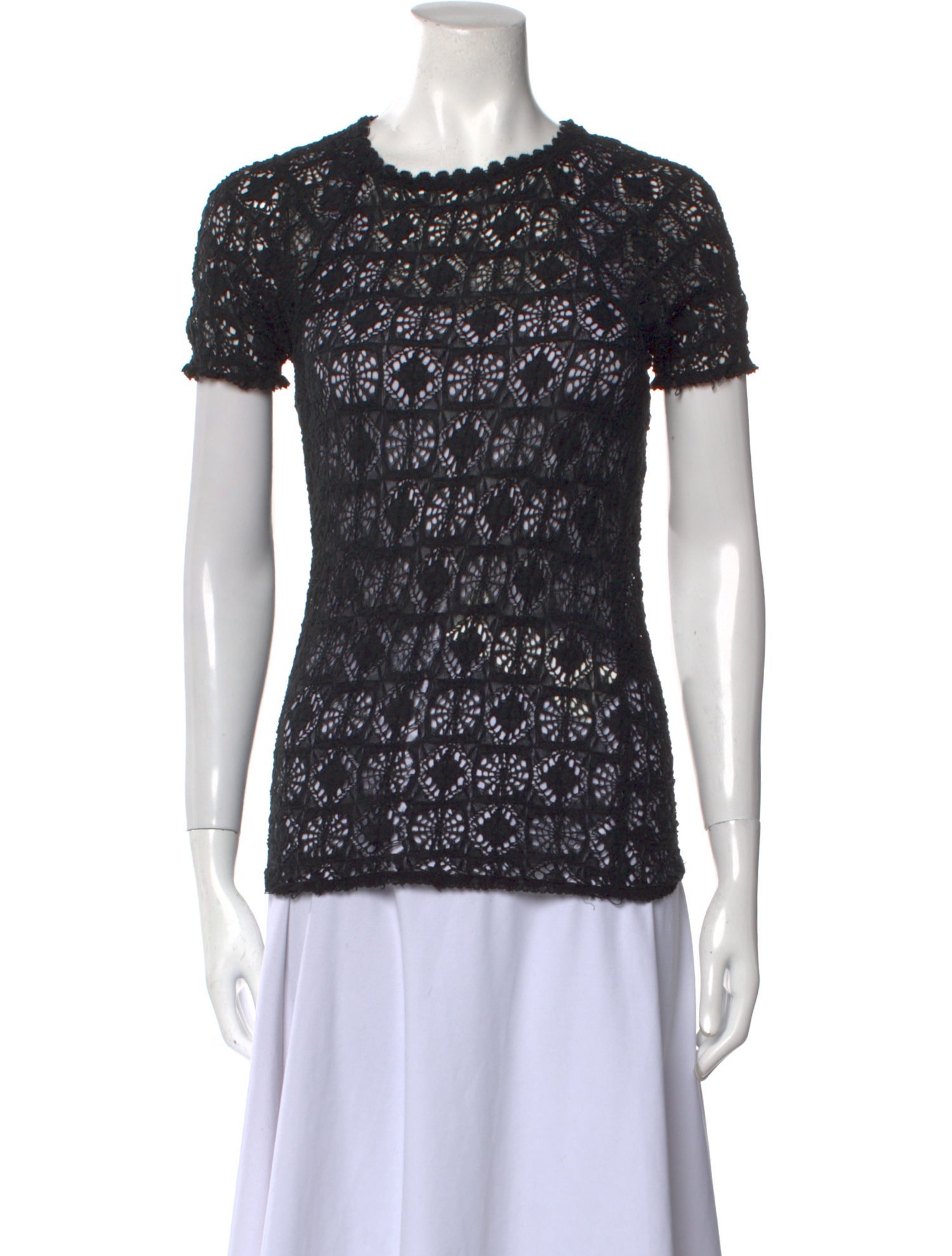 Isabel Marant Crew Neck Short Sleeve Top
