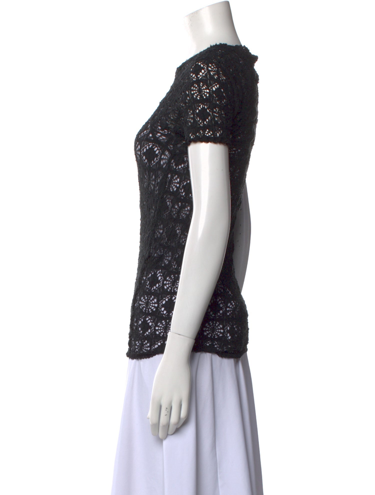 Isabel Marant Crew Neck Short Sleeve Top