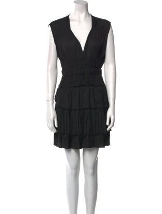 Isabel Marant Plunge Neckline Mini Dress