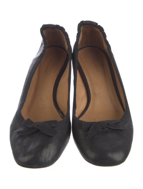 Isabel Marant Leather Bow Accents Pumps
