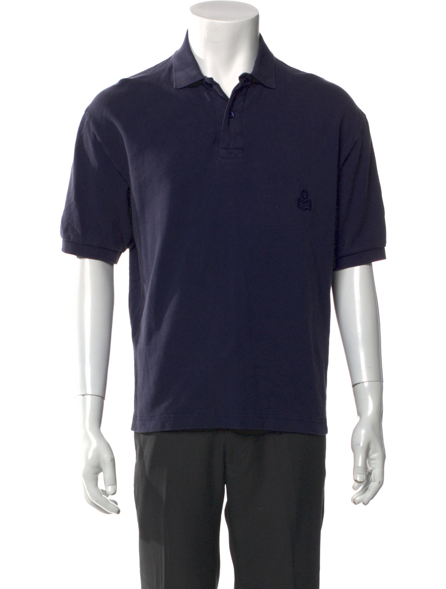 Isabel Marant Collar Short Sleeve Polo Shirt