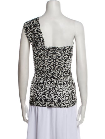 Isabel Marant Printed One-Shoulder Top