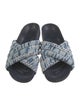 Isabel Marant Suede Tie-Dye Print Slides