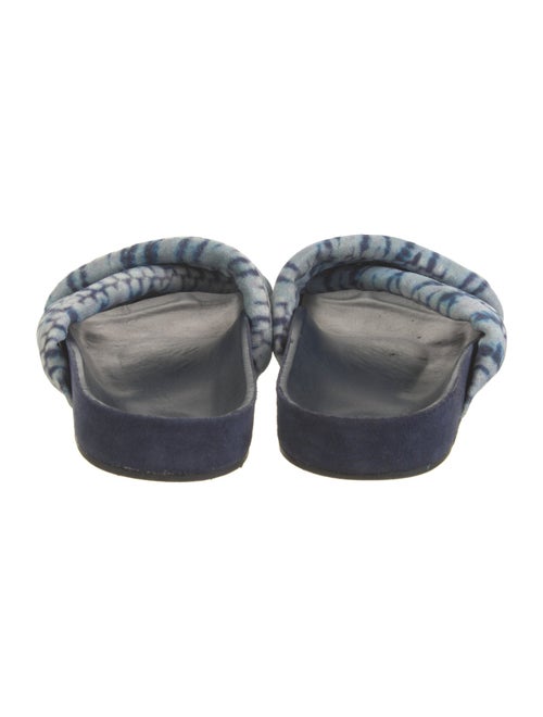 Isabel Marant Suede Tie-Dye Print Slides