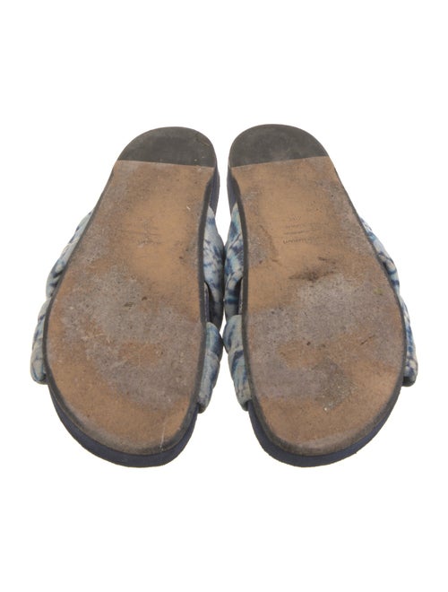 Isabel Marant Suede Tie-Dye Print Slides