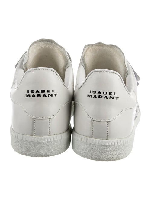 Isabel Marant Leather Graphic Print Sneakers