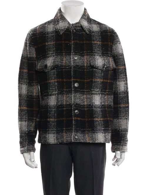 Isabel Marant Plaid Print Trucker Jacket