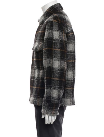 Isabel Marant Plaid Print Trucker Jacket