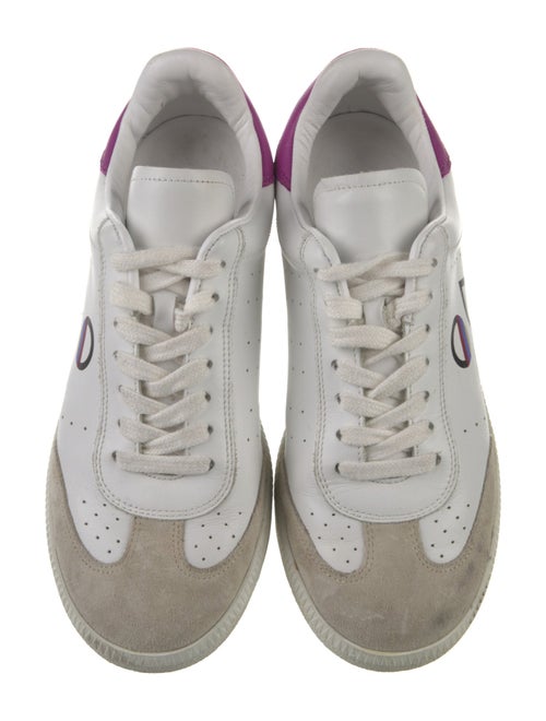 Isabel Marant Leather Printed Sneakers