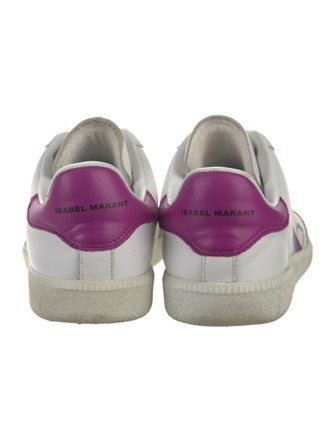 Isabel Marant Leather Printed Sneakers