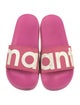 Isabel Marant Rubber Printed Slides
