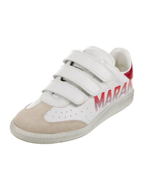 Isabel Marant Leather Printed Sneakers