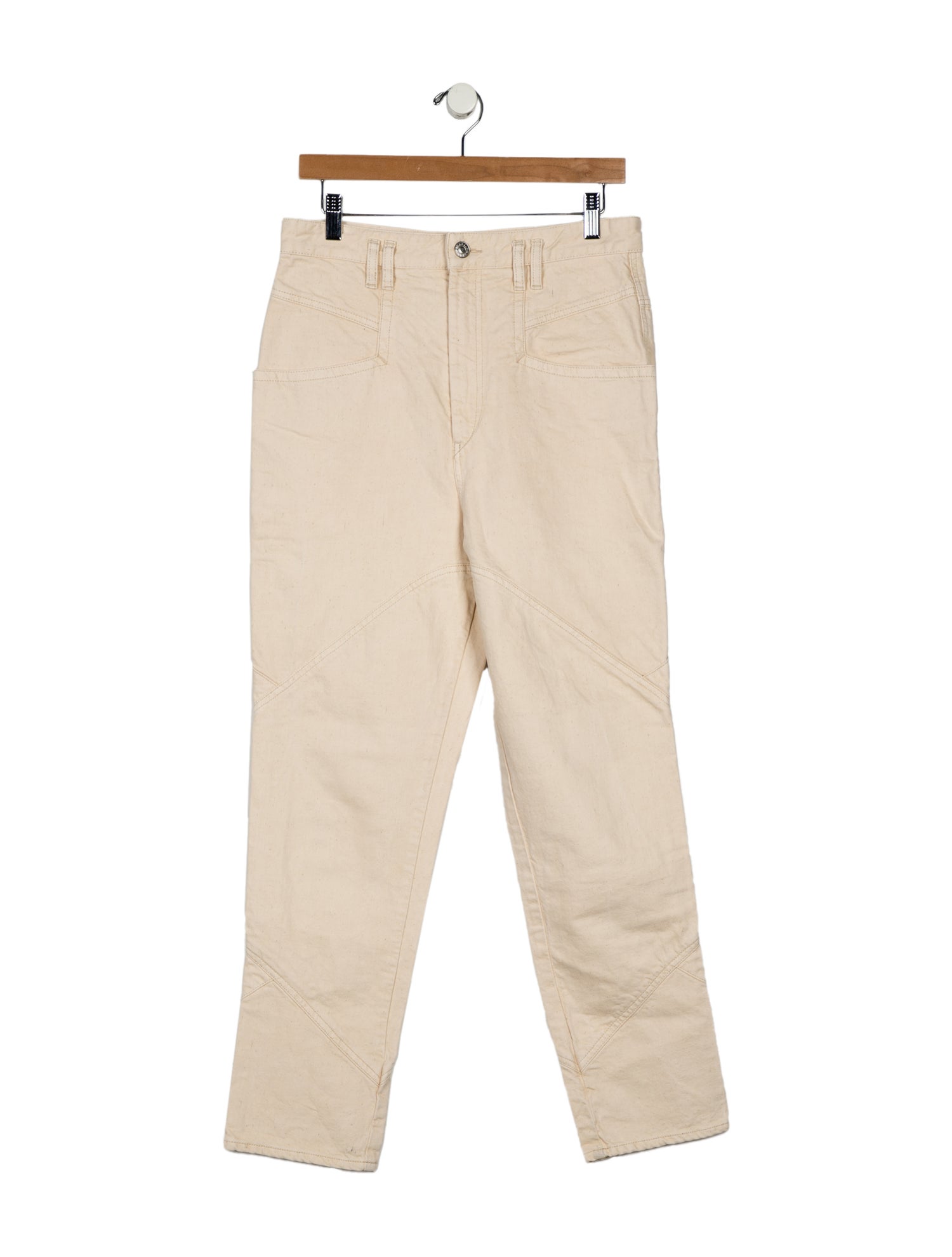 Isabel Marant High-Rise Straight Leg Jeans