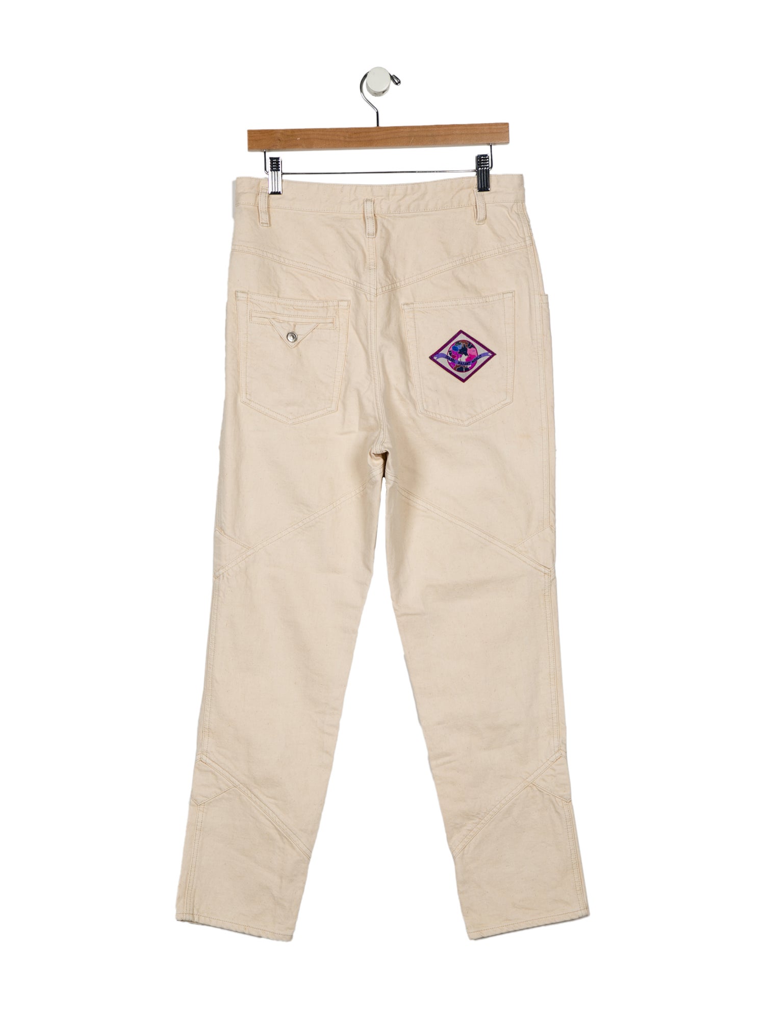 Isabel Marant High-Rise Straight Leg Jeans