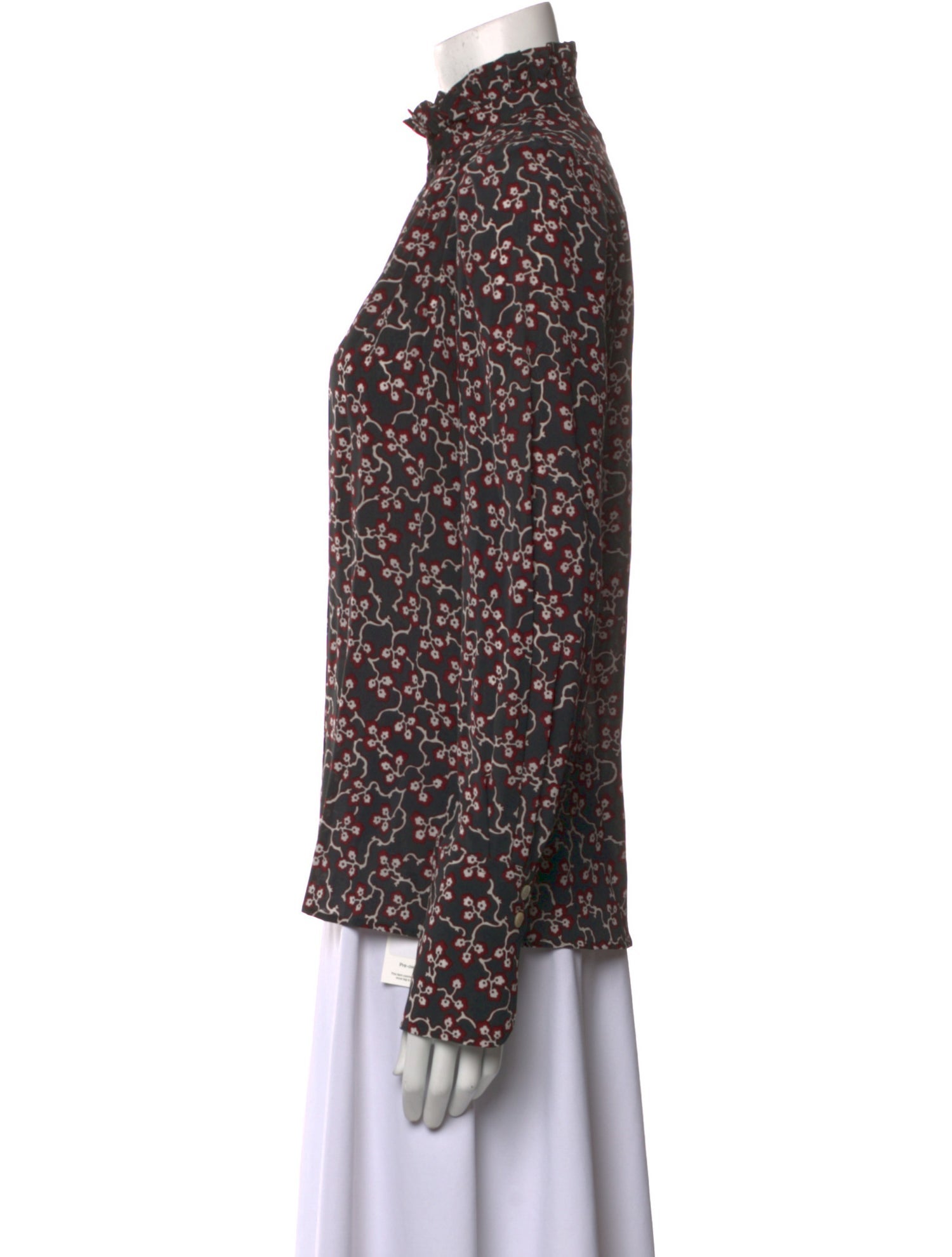 Isabel Marant Silk Floral Print Blouse