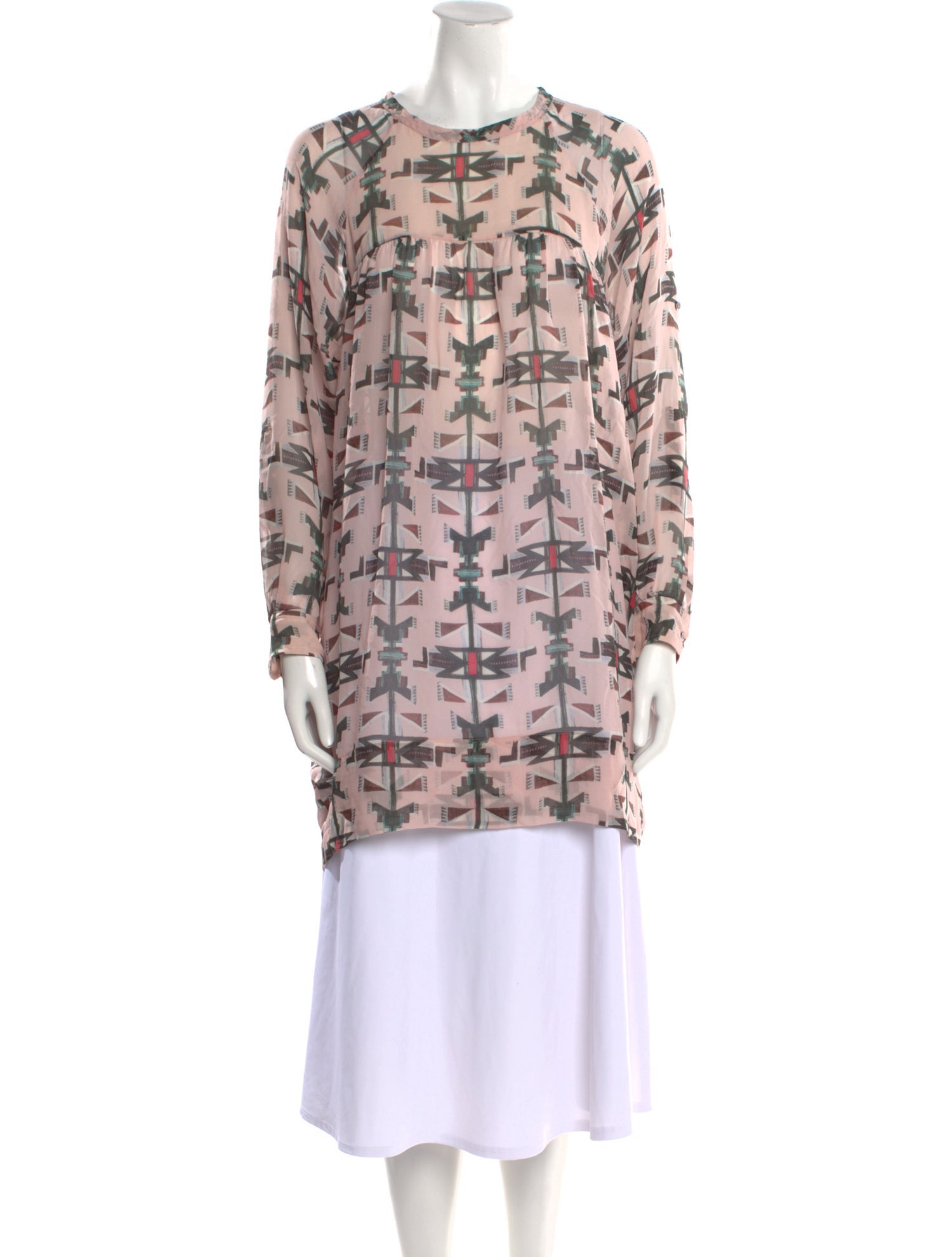 Isabel Marant Silk Printed Tunic