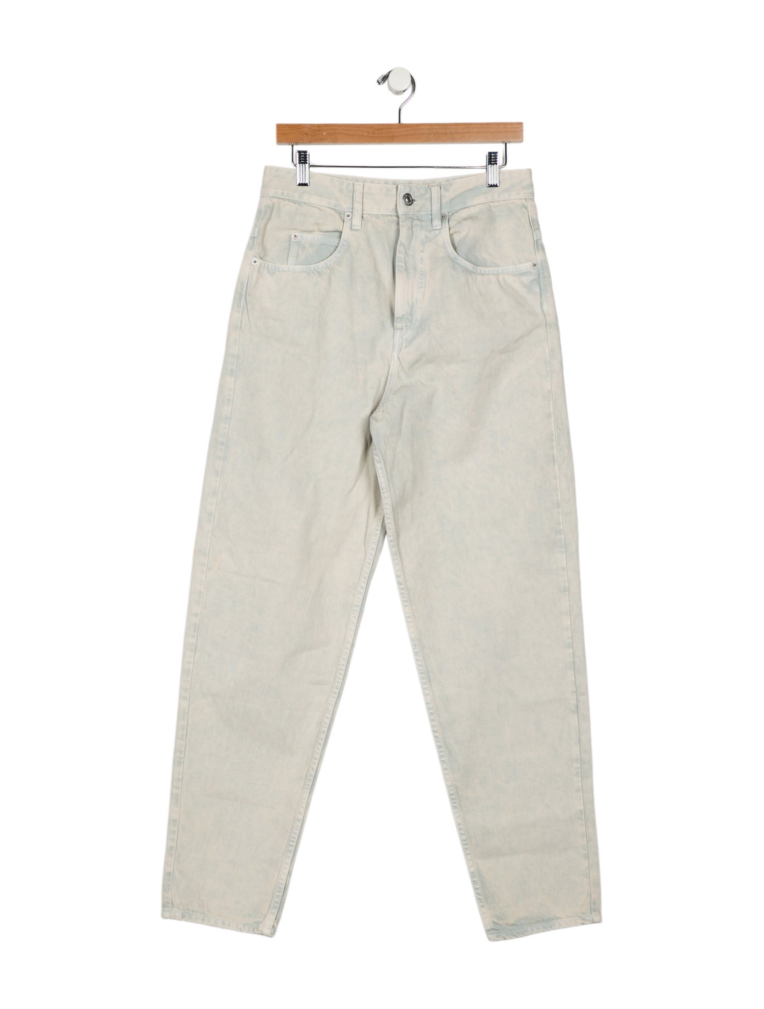 Isabel Marant High-Rise Straight Leg Jeans