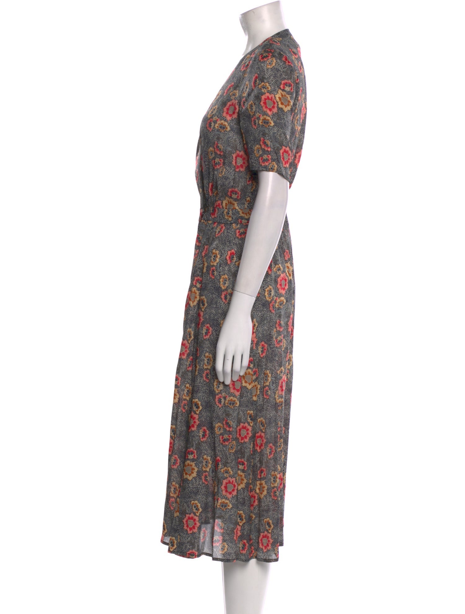 Isabel Marant Floral Print Long Dress
