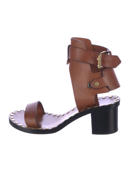 Isabel Marant Leather Studded Accents Gladiator Sandals