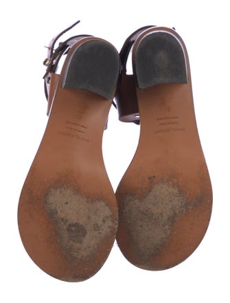 Isabel Marant Leather Studded Accents Gladiator Sandals