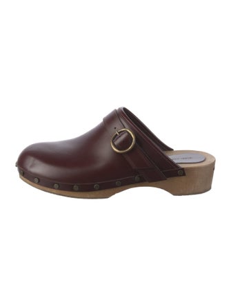 Isabel Marant Leather Studded Accents Mules