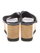 Isabel Marant Canvas Striped Slides
