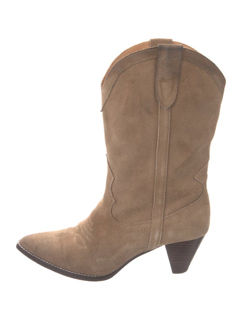 Isabel Marant Suede Western Boots