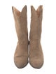 Isabel Marant Suede Western Boots