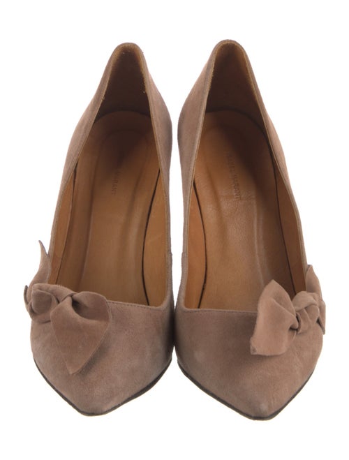 Isabel Marant Suede Bow Accents Pumps