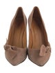 Isabel Marant Suede Bow Accents Pumps
