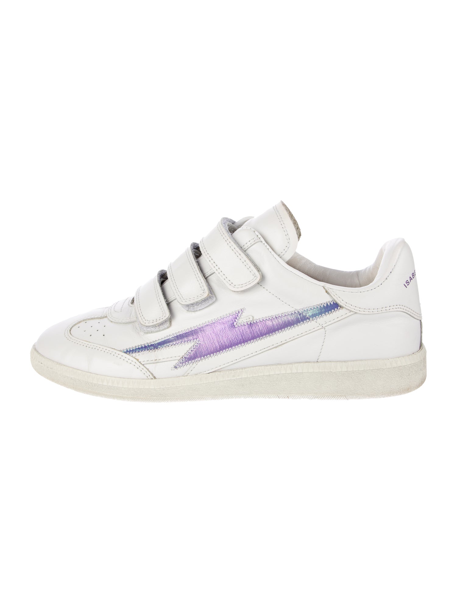 Isabel Marant Leather Printed Sneakers